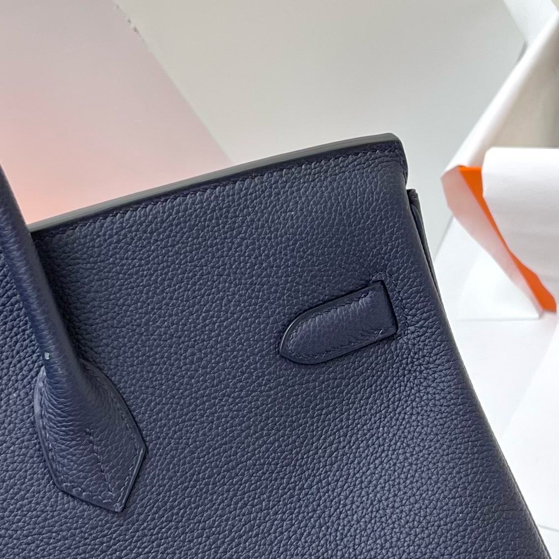 에르메스 버킨백 40 미드나잇블루 금장 토고가죽